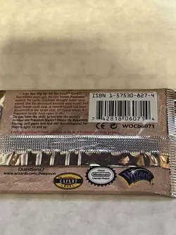 Pokemon, Trading cards. (FOSSIL). sealed package containing 11 cards. - Image 2