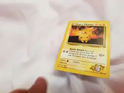 Lt. Surge's Pikachu Gym Challenge Pokemon Card - Image 2