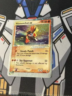 Pokemon TCG Hitmonchan EX Ruby and Sapphire Holo Ultra Rare Card 98/109 - Image 2