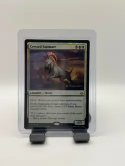 MTG, Crested Sunmare FOIL 6 NM Prerelease Cards Hour of Devastation Foil - Image 1