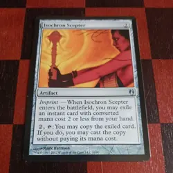 Mtg Isochron Scepter NM Duel Deck Izzet vs. Golgari Card Mirrodin Artifact - Image 2