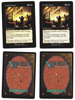 Magic The Gathering MTG - Scourge SCG 2003 - #68 Lethal Vapors NM x2 - Image 1