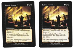 Magic The Gathering MTG - Scourge SCG 2003 - #68 Lethal Vapors NM x2 - Image 2