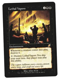 Magic The Gathering MTG - Scourge SCG 2003 - #68 Lethal Vapors NM x2 - Image 4