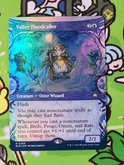 Valley Floodcaller (Foil Showcase) Bloomburrow Magic Gathering MTG BLB - Image 1