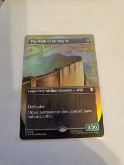 The Walls of Ba Sing Se Borderless FOIL MTG Avatar: TLA Nm/M - Image 1