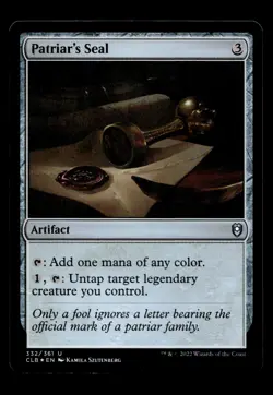 Patriar's Seal 332 Foil U Commander Legends: Battle for Baldur's Gate - Image 1