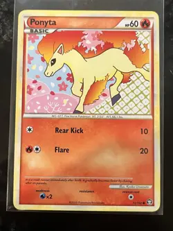 Pokemon TCG Ponyta Triumphant 72/102 Regular Common - Image 1