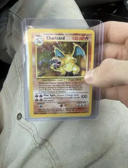 1999 Charizard Base Set Holo Pokemon Card 4/102 Very Good Condition! - Image 1
