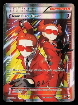 Team Flare Grunt 73a/83 Alternate Art Promo Pokemon Card - Image 1