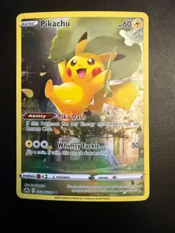 Pokemon Pikachu GG30/GG70 Crown Zenith Galarian Gallery Ultra Rare Holo English - Image 1