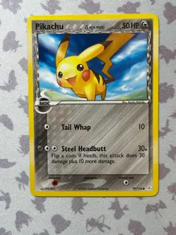 Pokemon TCG Pikachu 79/110 Delta Species Holon Phantoms LP+/NM - Image 1