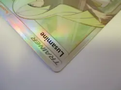 Pokemon Lusamine Ultra Rare Full Art Holo Trainer 110/111 Sm-Crimson Invasion - Image 5