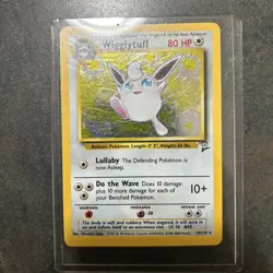 Pokemon TCG Wigglytuff Base Set 2 19/130 Holo Unlimited Holo Rare - Image 1