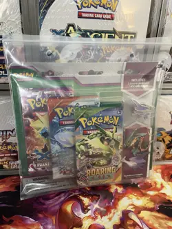 Pokemon TCG - XY Mega Evolution - 3-Booster Blister Pack - Mega Latios Pin - Image 1