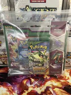 Pokemon TCG - XY Mega Evolution - 3-Booster Blister Pack - Mega Latios Pin - Image 3