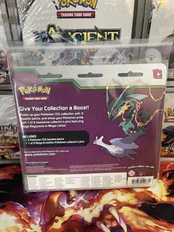 Pokemon TCG - XY Mega Evolution - 3-Booster Blister Pack - Mega Latios Pin - Image 4