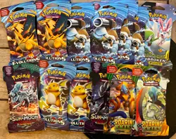 Pokemon blister packs - Break Point, Evolutions, Unbroken Bonds, Cosmic, Burning - Image 2