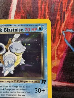 Pokemon TCG Dark Blastoise Holo Rare 1st Edition 3/82 Lp Condition - Image 2