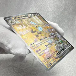 Pokemon Alakazam ex Full Art Holo Special Illustration Rare 201/165 SV151 TCG - Image 3