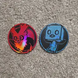 Pokemon Jumbo Coins Delibird & Eiscue From Holiday Advent Calendar 2022 - Image 1