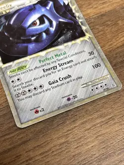 Steelix Prime 87/95 Holo Ultra Rare Pokemon HGSS Unleashed LP - Image 3