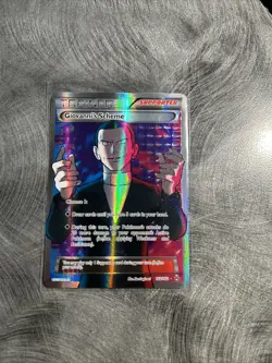 Pokemon TCG Giovannis Scheme 162/162 XY Breakthrough Full Art Holo Ultra Rare NM - Image 1