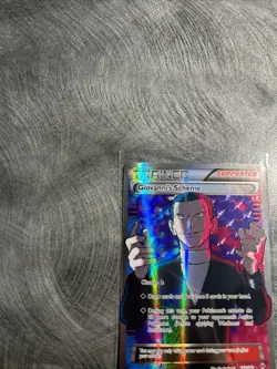 Pokemon TCG Giovannis Scheme 162/162 XY Breakthrough Full Art Holo Ultra Rare NM - Image 2