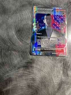 Pokemon TCG Giovannis Scheme 162/162 XY Breakthrough Full Art Holo Ultra Rare NM - Image 5