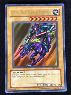 Yugioh Gaia The Fierce Knight LOB-006 Ultra (MP) - Image 1