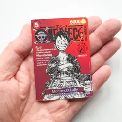 Monkey D Luffy ST21-014 ONE PIECE Magazine Promo ENG Custom TCG Proxy Card - Image 2