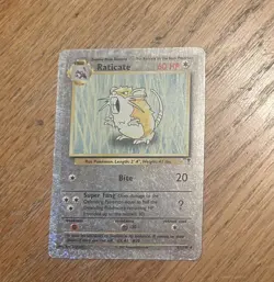 Pokemon TCG Raticate 61/110 Legendary Collection Reverse Holo Uncommon 2002 Card - Image 1