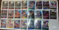 One Piece TCG Super Rare 23 SR and Rares Foil Cards English One Piece Lot - Image 1