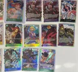 One Piece TCG Super Rare 23 SR and Rares Foil Cards English One Piece Lot - Image 3