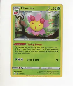 CHERRIM BATTLE STYLES SET RARE HOLO-FOIL POKEMON CARD 008/163 NM/M - Image 1
