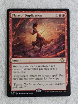 MTG Flare of Duplication Modern Horizons 3 (MH3) #119 Magic Card Rare NM - Image 1