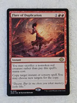 MTG Flare of Duplication Modern Horizons 3 (MH3) #119 Magic Card Rare NM - Image 2