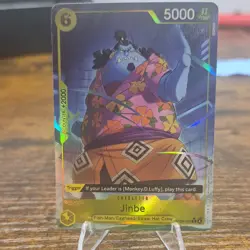 Bandai One Piece Card Game Jinbe ST29-005 Holo Starter Deck 29 5000 Power - Image 1