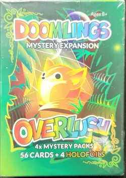 Doomlings Overlush Mystery Expansion Box 56 Cards w/ 4 Holofoils - New / Sealed - Image 1