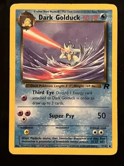 Dark Golduck & Light Golduck Pokemon Cards Set - Image 2