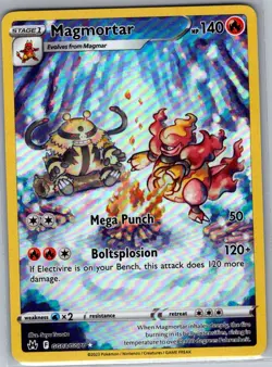 Magmortar GG03/GG70 Crown Zenith: Galarian Gallery - Pokemon Card - NM - Image 1