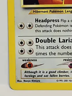 Ursaring Neo Discovery #15/75 2001 Pokemon TCG Holo Rare Card Vintage WOTC LP - Image 3