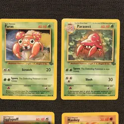 Vintage Pokemon Jungle Card Lot of 17 Eevee Pikachu WotC TCG LP/Excellent - Image 5