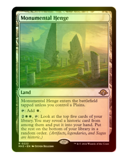 Monumental Henge - Foil Modern Horizons 3 MTG - Image 1
