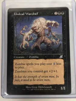 MTG Undead Warchief - Scourge Regular Rare #78 - Image 1