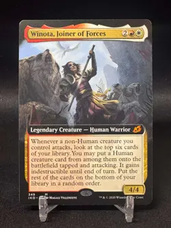 Winota, Joiner of Forces (Extended Art) Ikoria: Lair of Behemoths Regular MTG NM - Image 1