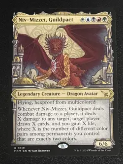 MTG Murders at Karlov Manor Niv-Mizzet, Guildpact Showcase 0319 NM Rare - Image 1