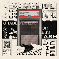 2023 MTG The Lord Of The Rings: Tales Of Middle-Earth 338 Nazgul PSA 7 NON-FOIL - Image 1