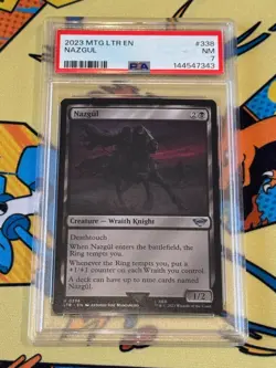 2023 MTG The Lord Of The Rings: Tales Of Middle-Earth 338 Nazgul PSA 7 NON-FOIL - Image 3