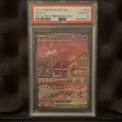 2023 Pokemon SVP EN Mew ex #053 – PSA 10 GEM MINT - Image 1